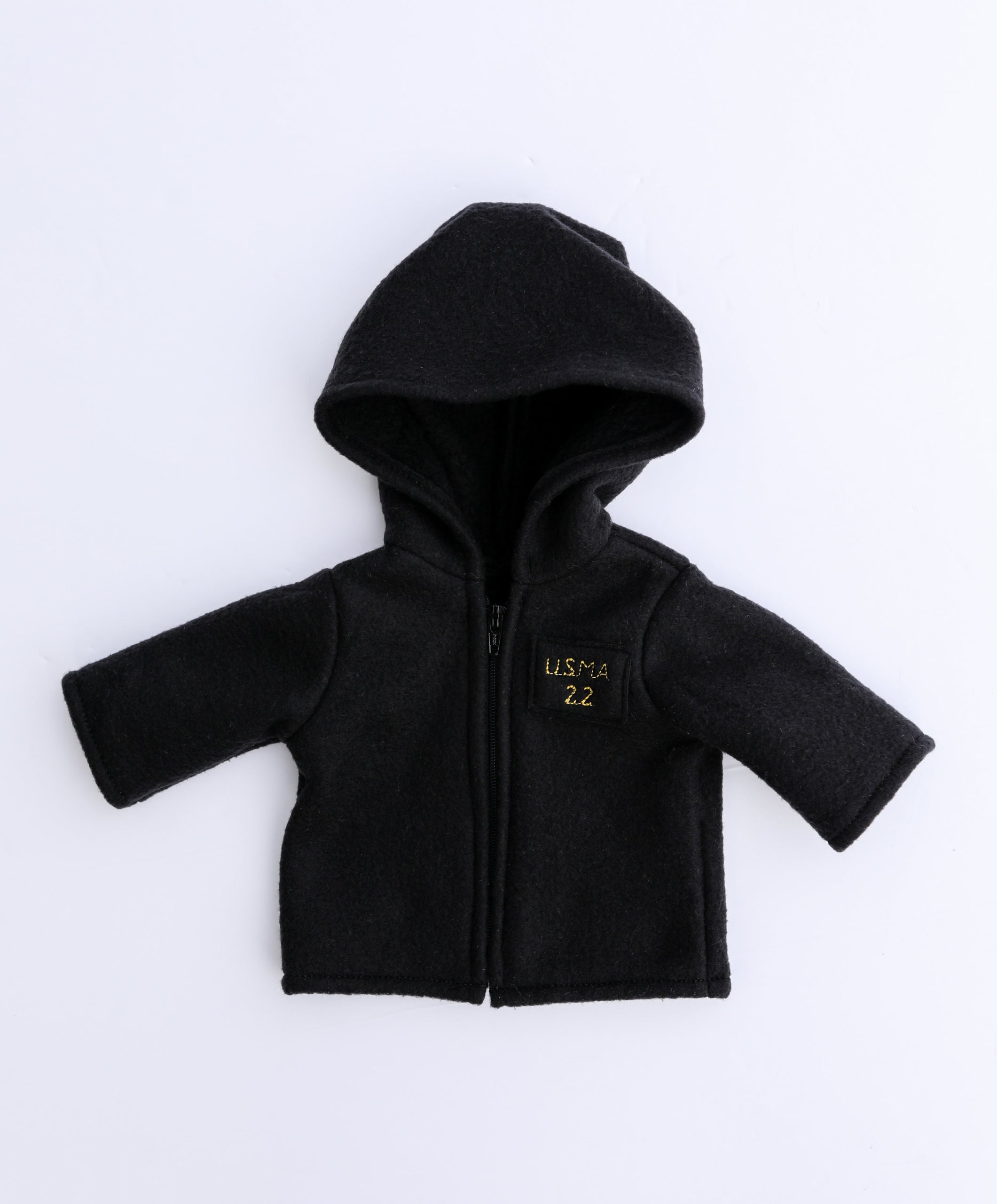 Doll Coat: Cadet Uniform Black Parka (Custom Year Group Available